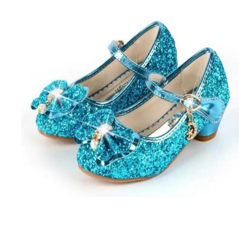 Diamond Bowknot Butterfly High Heel Shoes