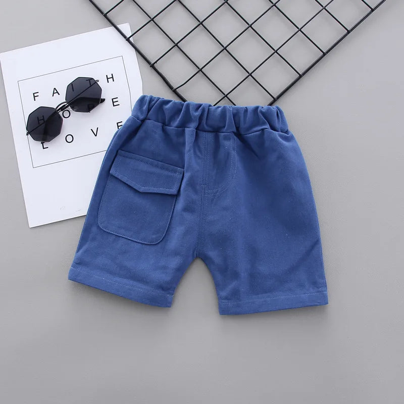 2Pcs Baby Boys Casual Shirt - Shorts Set