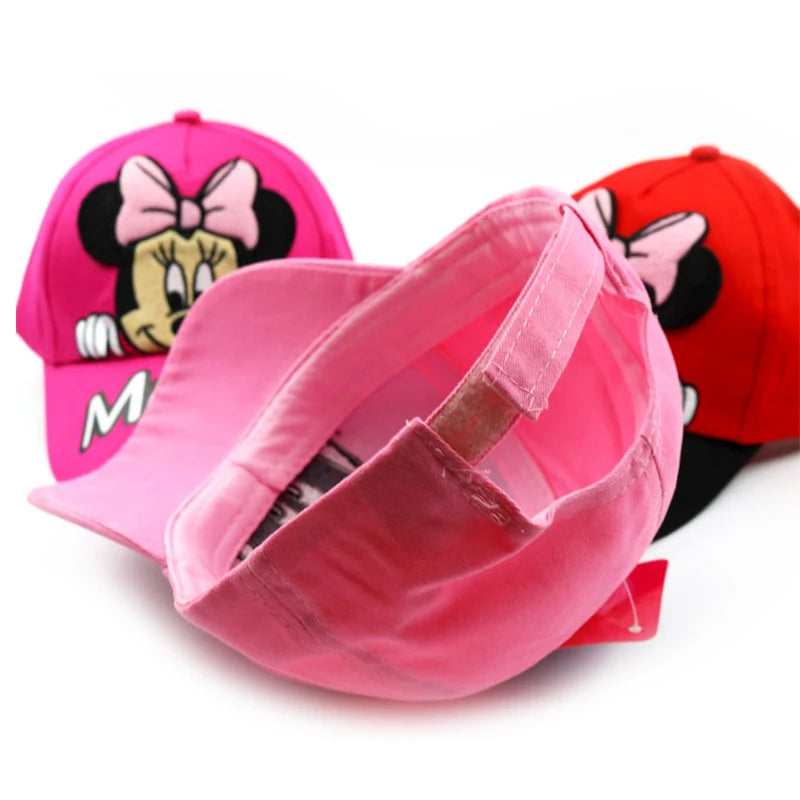 Disney Embroidered Minnie Mouse Hat 3-7 Years Old