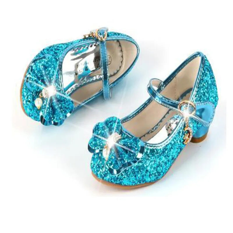 Diamond Bowknot Butterfly High Heel Shoes