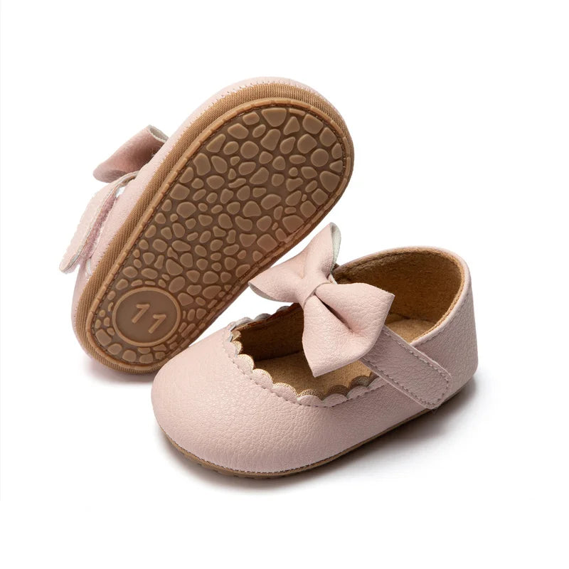 KIDSUN Infant Toddler Bowknot Mary Janes Casual Shoes