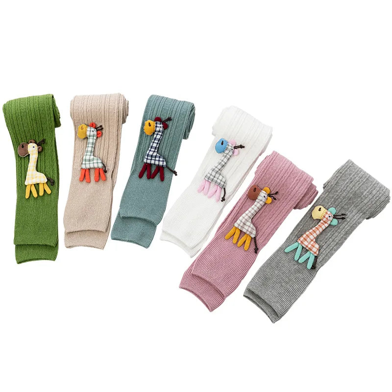 Soft Knitted Deer Trouser Leggings