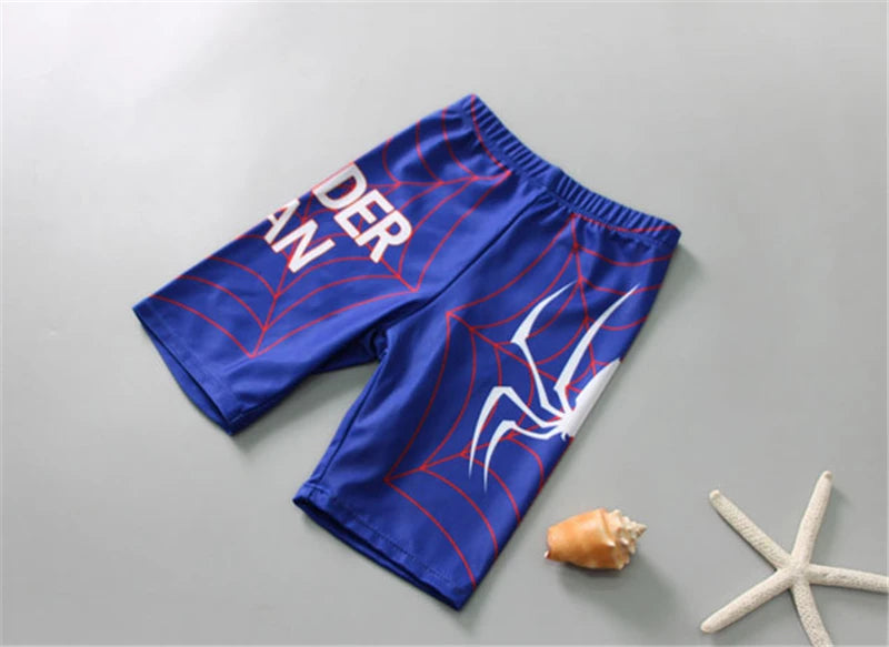 3Pcs Spiderman Short Sleeve Swimsuit