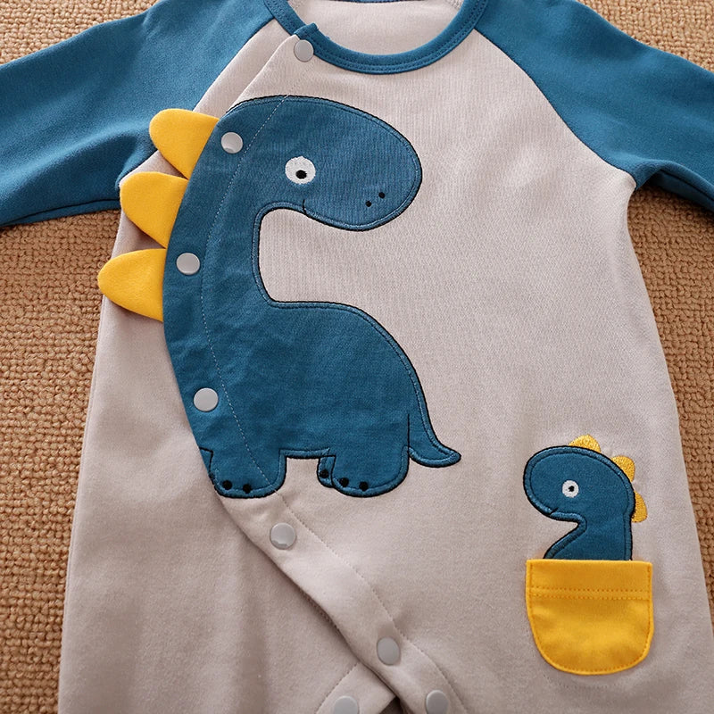 Dino Delight Long Sleeve Bodysuit