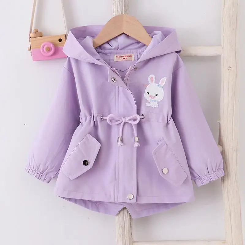 Rabbit Hooded Windbreaker Jacket