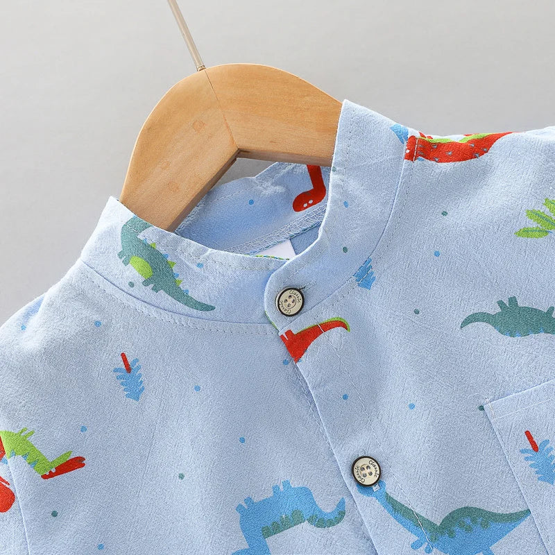 Dinosaur Printed Infants and Toddlers 2 Piece Set