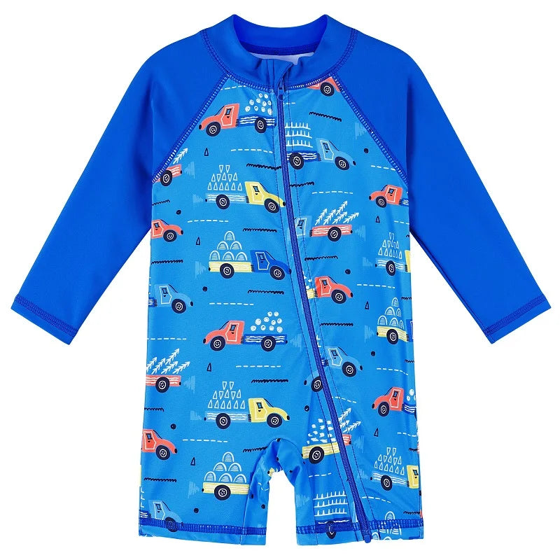 Kids Long Sleeve One Piece Bathing Suit