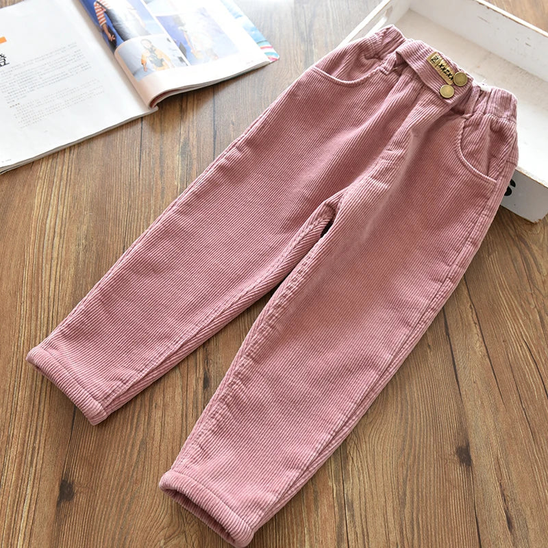 Fleece Padded Loose Trouser Pants