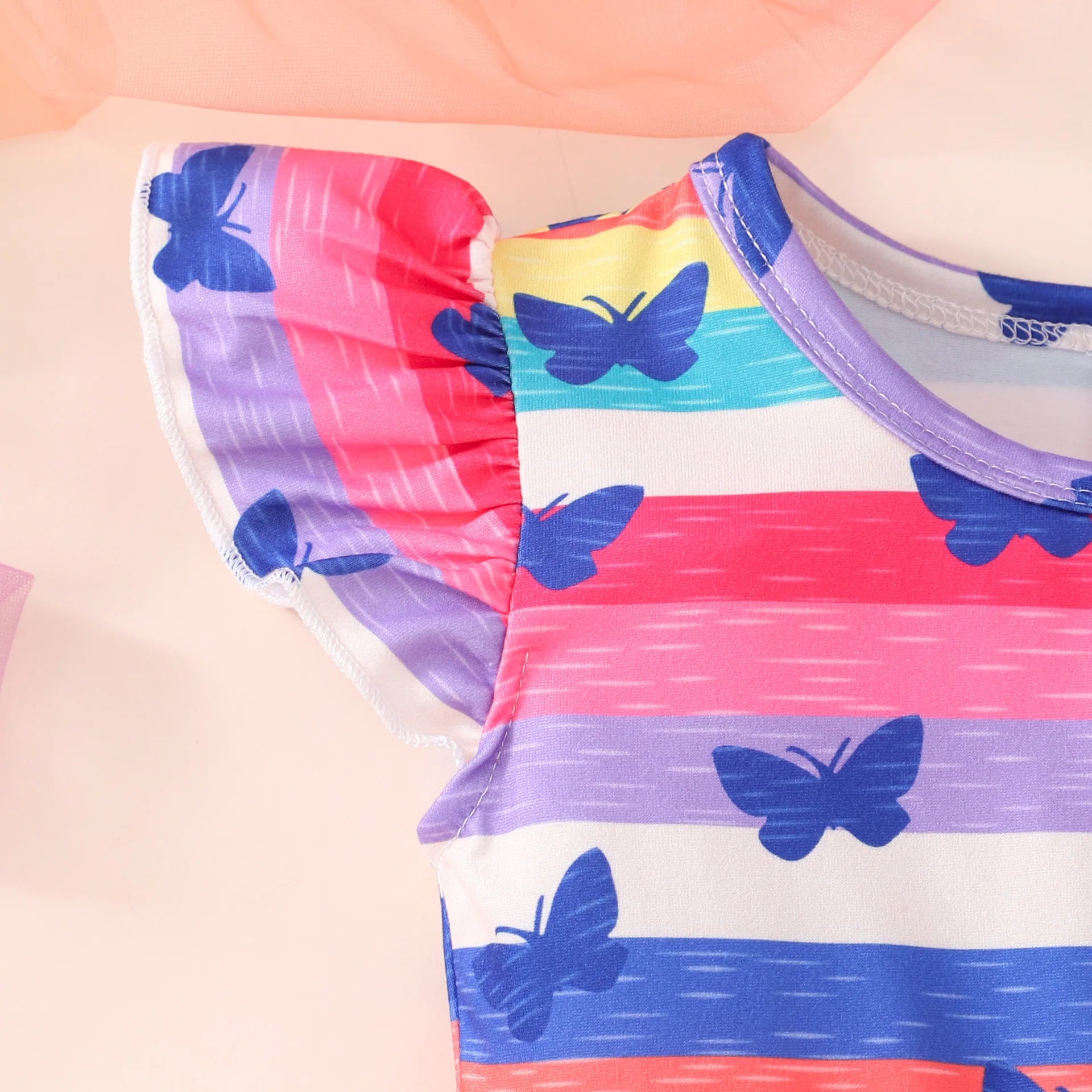 Girls Flying Sleeve Butterfly Dress