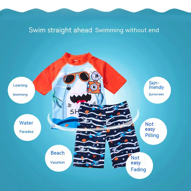 Quick-Drying 3Pcs Swimming Costume