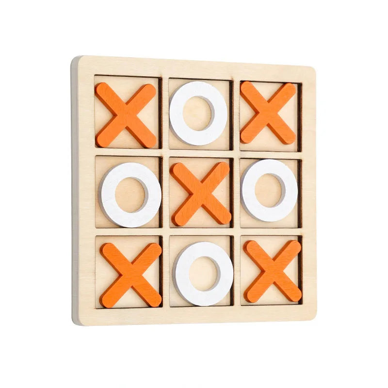 Montessori Wooden Puzzle: Interactive Chess Game for Early Education