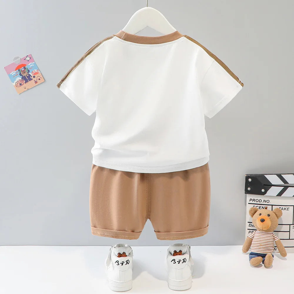 Baby Boy Short Sleeve T-Shirt with Shorts