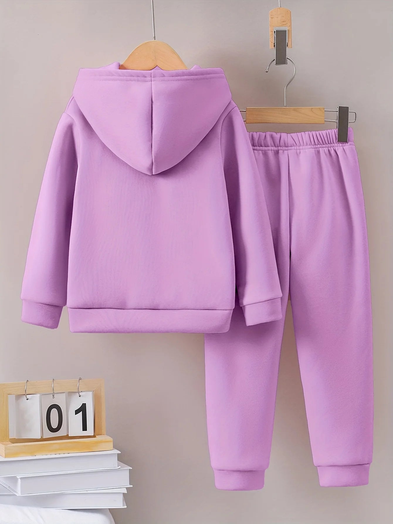 Warm 2PCs Hoodie & Jogging Set