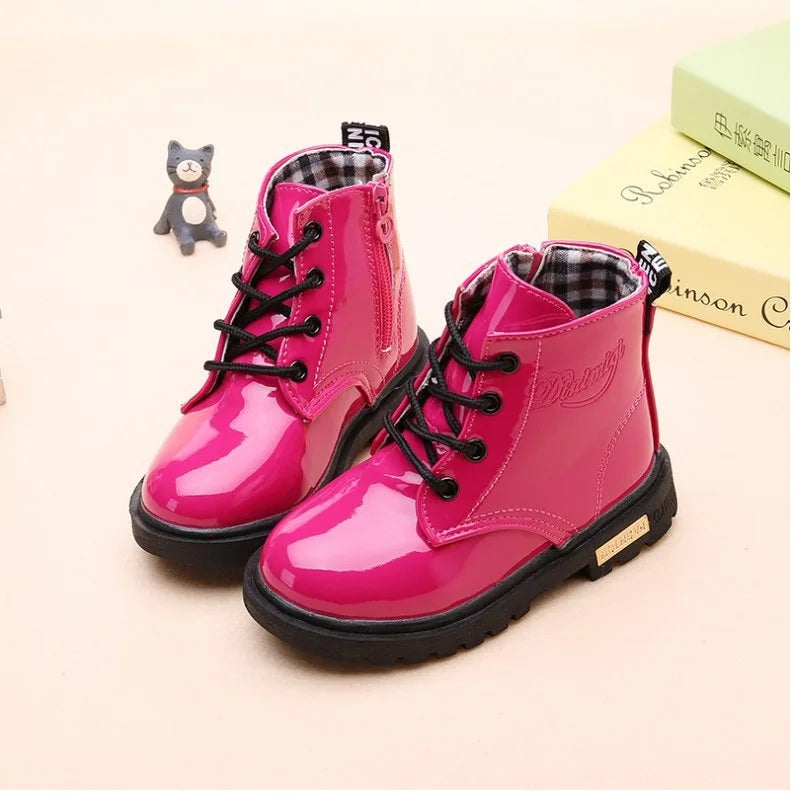 Waterproof Ankle Boots Non-Slip Soft Bottom and fur Lining for extra warmth