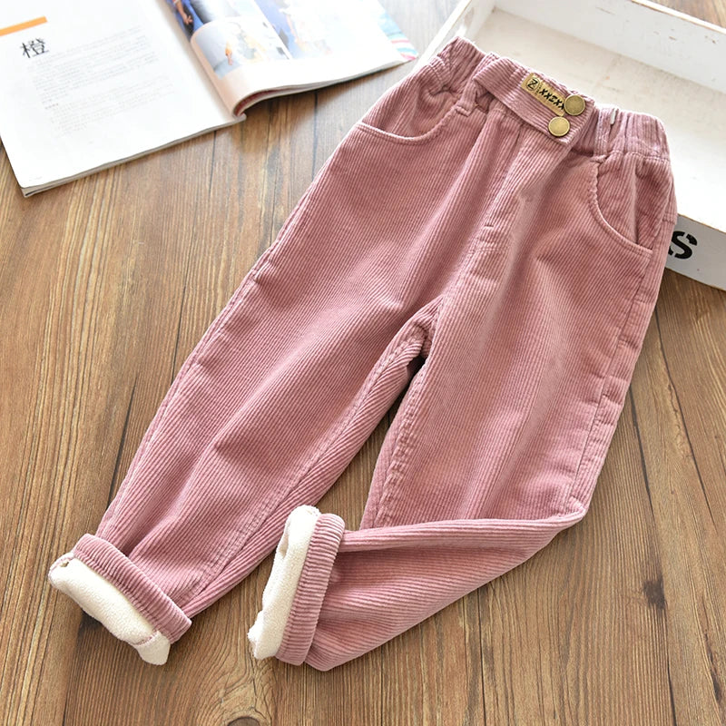 Fleece Padded Loose Trouser Pants