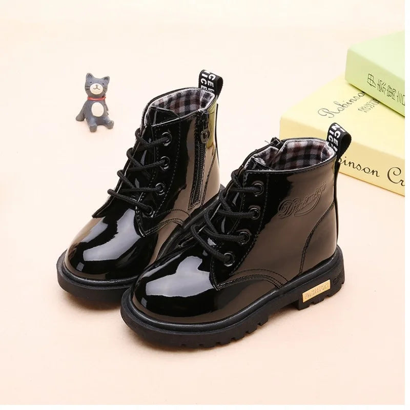 Waterproof Ankle Boots Non-Slip Soft Bottom and fur Lining for extra warmth