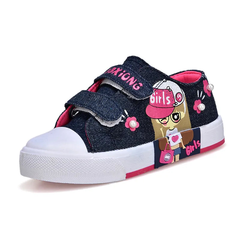 Fashion Canvas Cartoon Breathable Sneakers