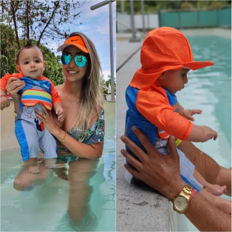 2pcs Kids Premium swimming suit