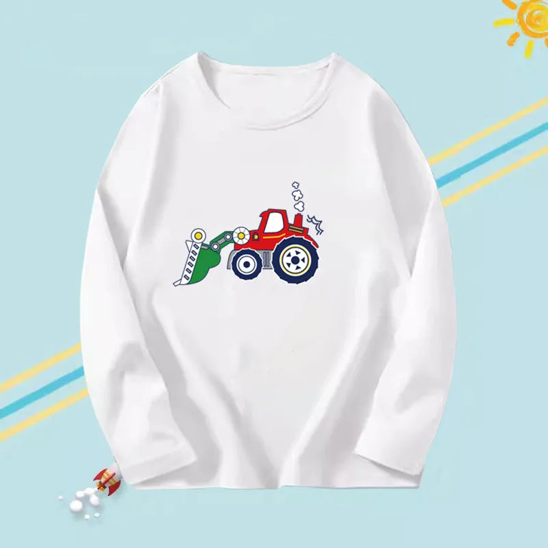 Kids Long Sleeve Cotton T-shirts