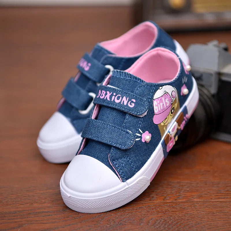 Fashion Canvas Cartoon Breathable Sneakers