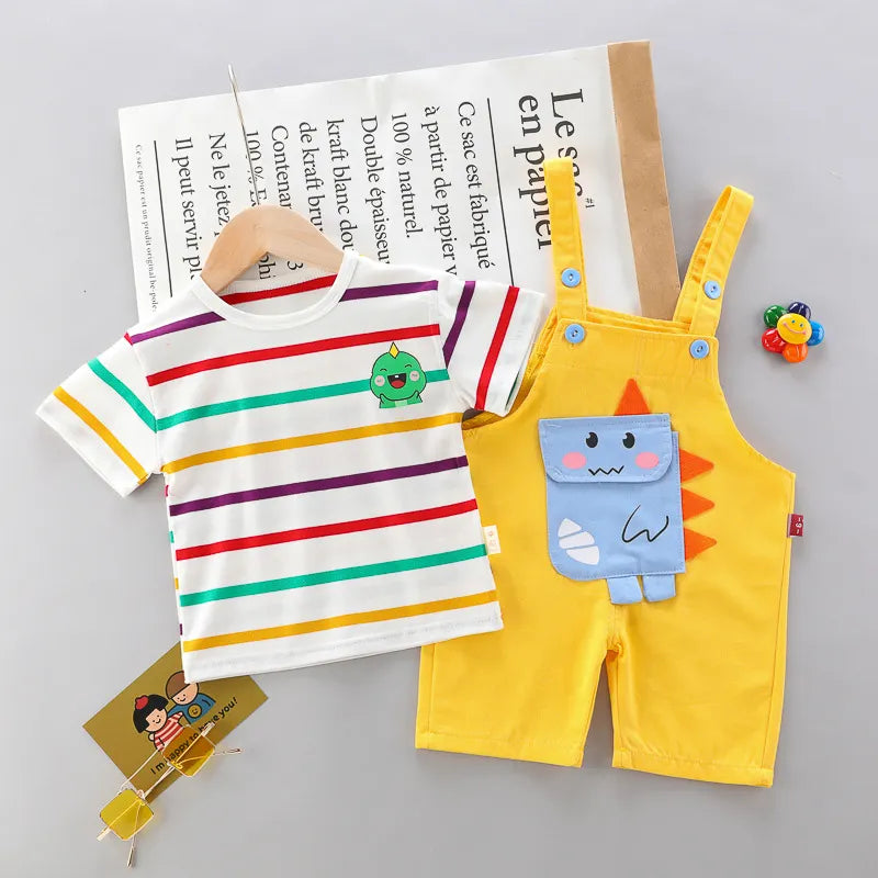 Cute Fashion Sets with Toddlers Boys' Short T-Shirts