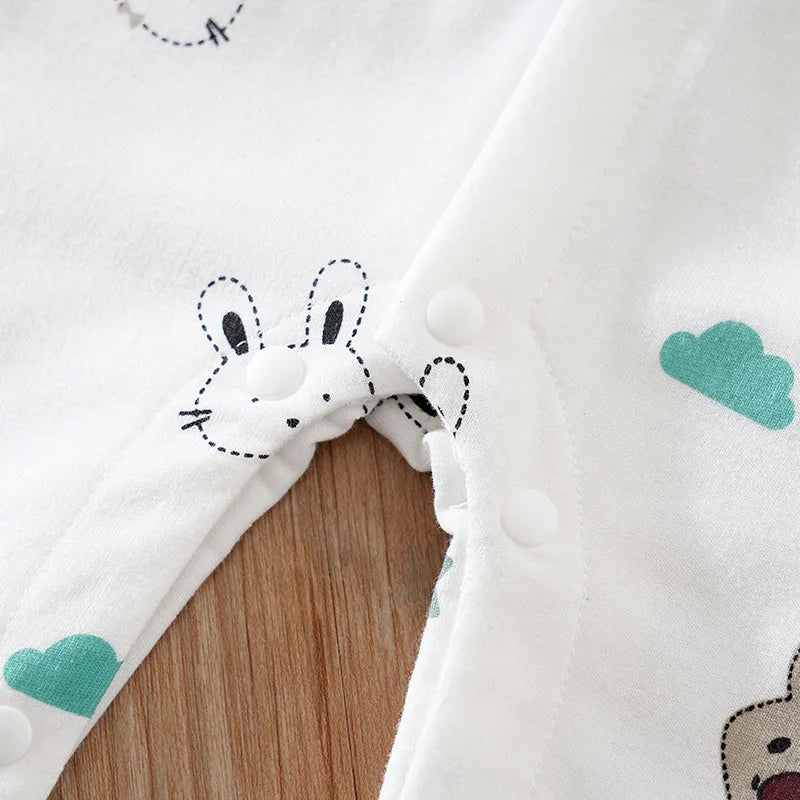 Cartoon Rabbit and Koala Bodysuit