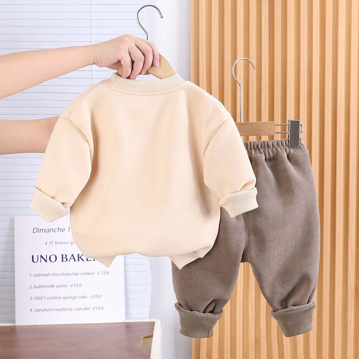 Boys' Plush Sweater & Pants Set