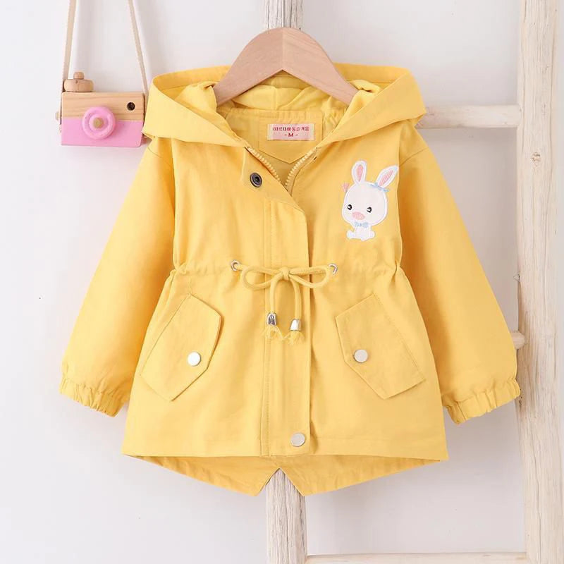 Rabbit Hooded Windbreaker Jacket