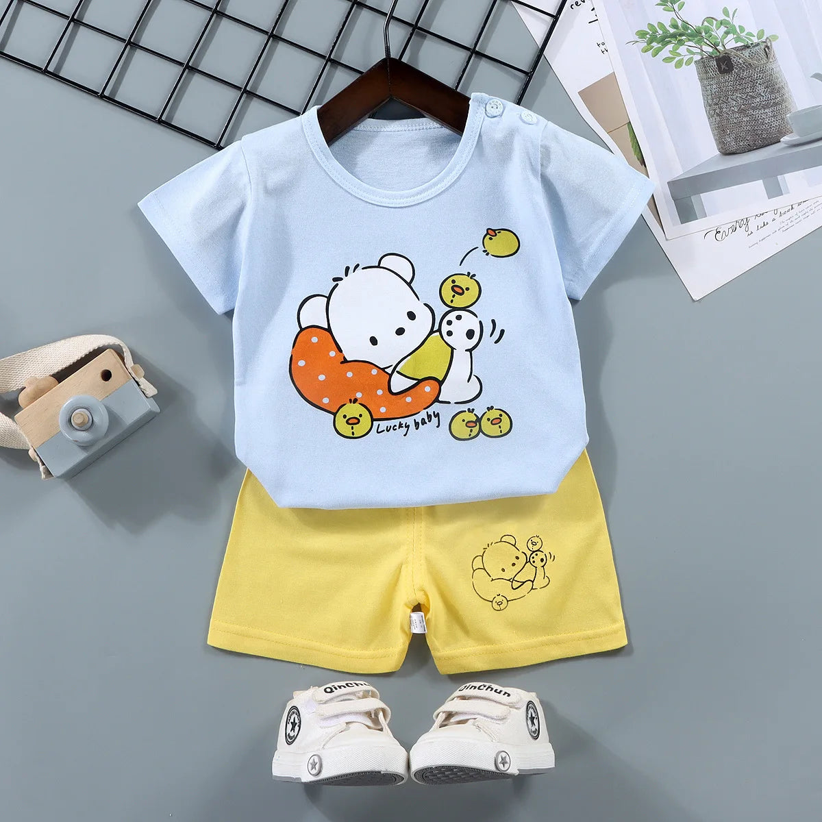 Toddler Baby 2Pcs Cotton Clothing Suit