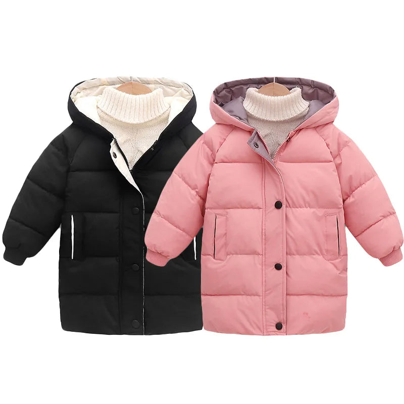 Long Warm Thick Padded Parka Winter coat