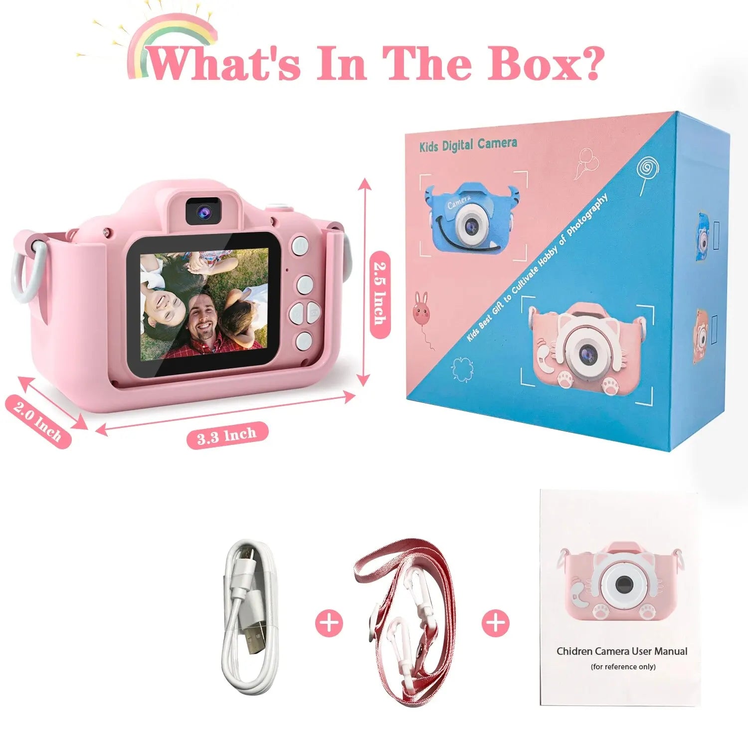 1080P HD Kids Digital Video Camera: Capture Memories, Inspire Creativity!