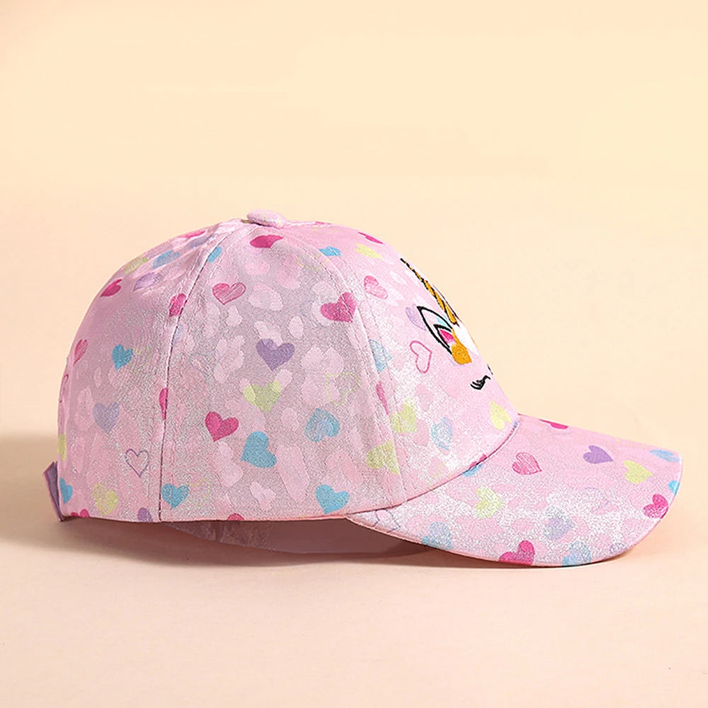 Unicorn Pattern Baseball Cap (4-8 Yrs)