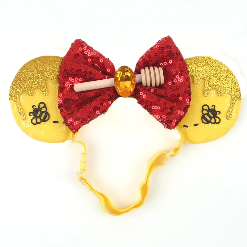 Disney Mickey 3.3" Ears Elastic Headband