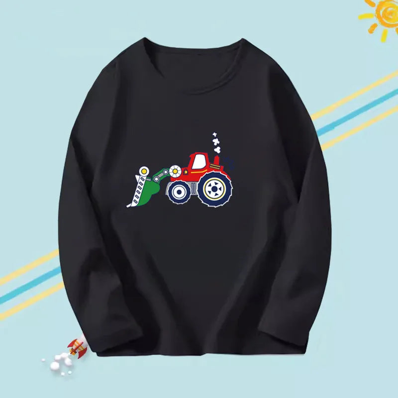 Kids Long Sleeve Cotton T-shirts