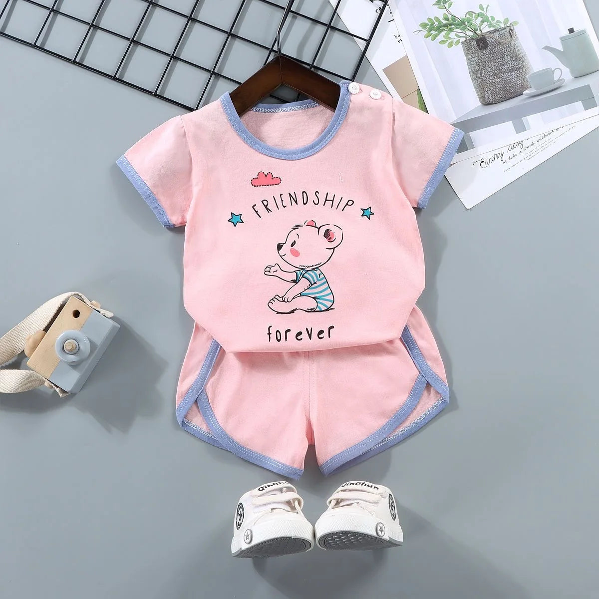 Toddler Baby 2Pcs Cotton Clothing Suit