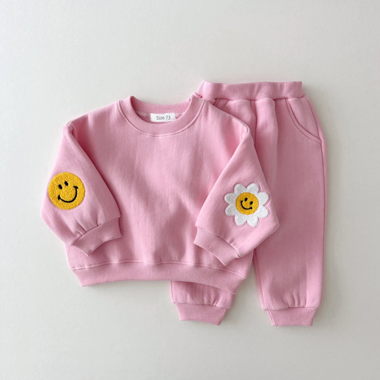 Embroidered Fleece Tracksuit: Toddler Comfort