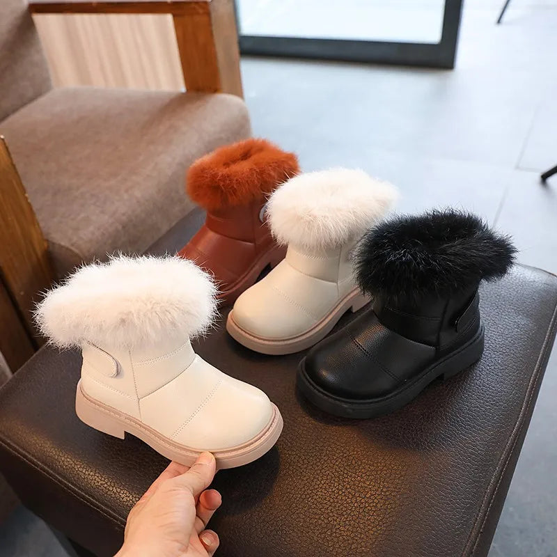 Anti-Slippery Boots with Fux Fur