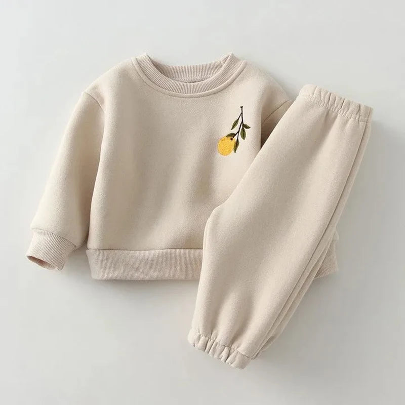 Embroidered Baby Set: Spring/Winter Comfort