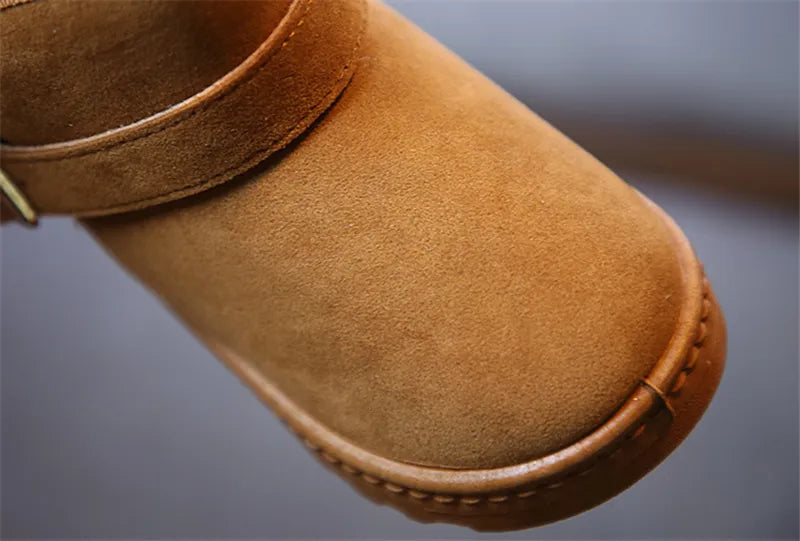 Winter Boots with Inner fleece lining & side buckle