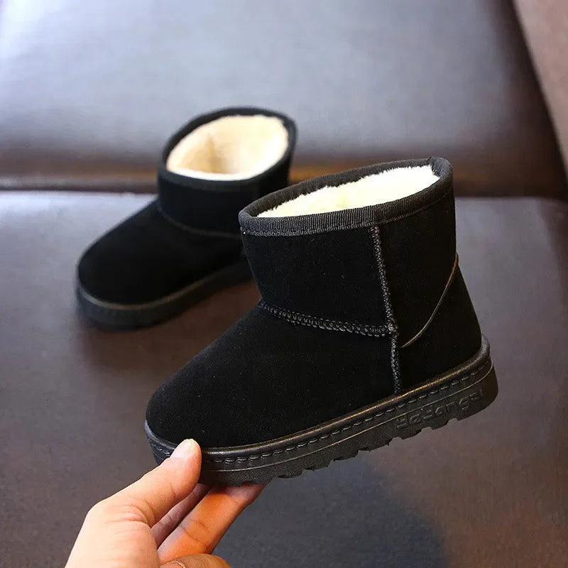 Winter Boots with Inner fleece lining & side buckle