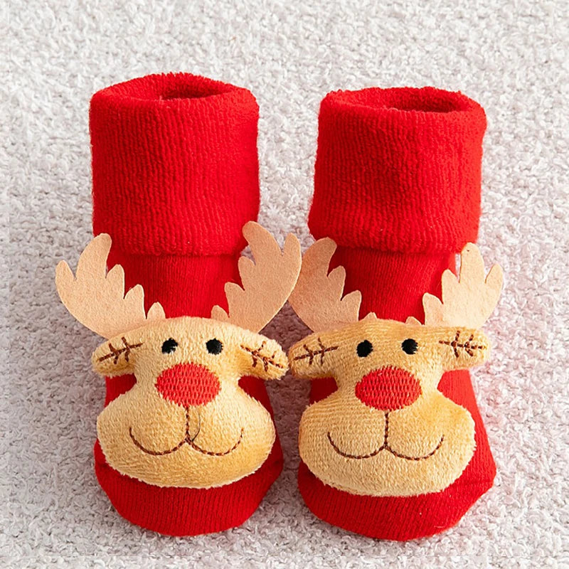 Cozy Winter Cartoon Socks  – Warm and Soft for Sweet Dreams