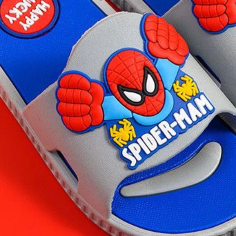 Children's Slippers Boys' Summer School Children's 2-9 years old Indoor Household Anti-skid Boys Sandals Red Blue Shoes