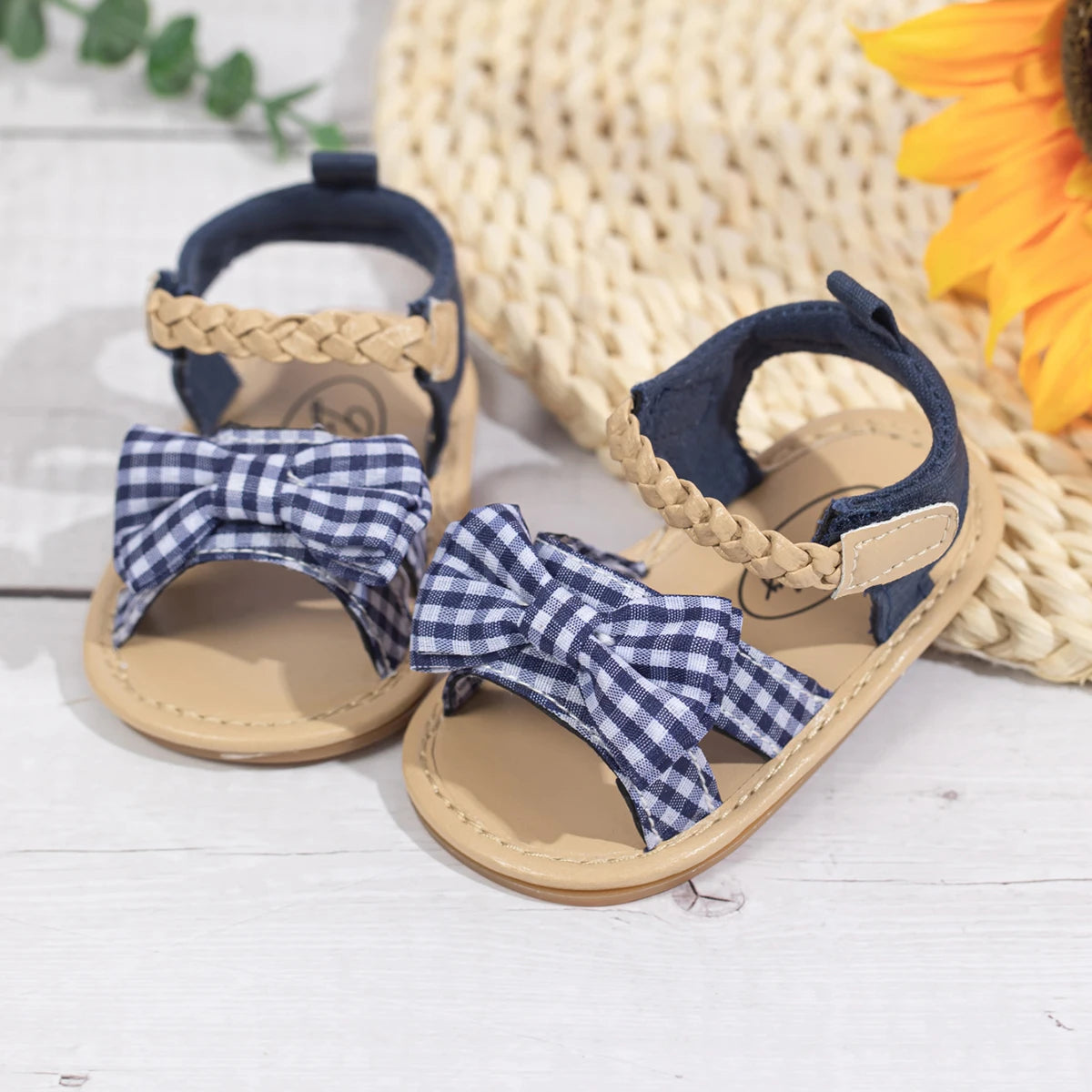 Princess Bow-knot Rubber Sole Non-slip Sandals