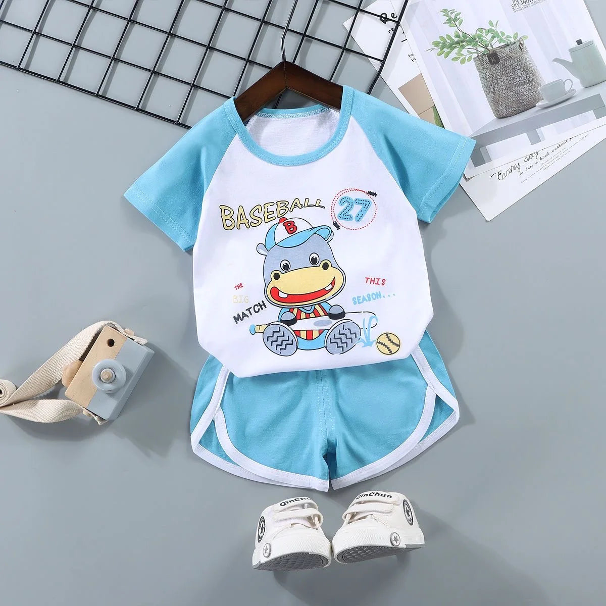 Toddler Baby 2Pcs Cotton Clothing Suit