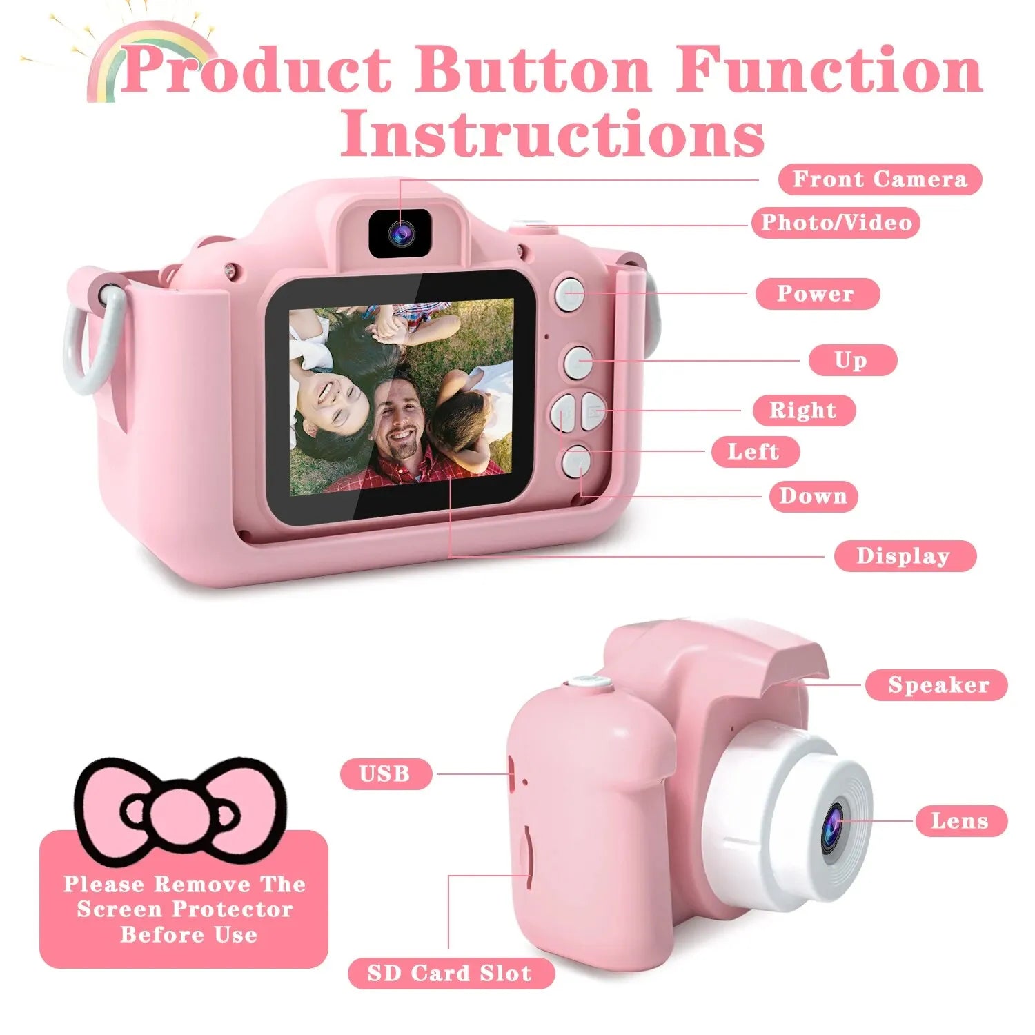 1080P HD Kids Digital Video Camera: Capture Memories, Inspire Creativity!