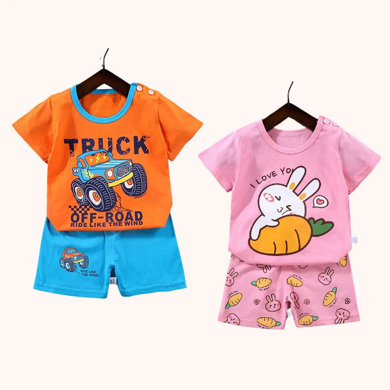 Toddler Baby 2Pcs Cotton Clothing Suit