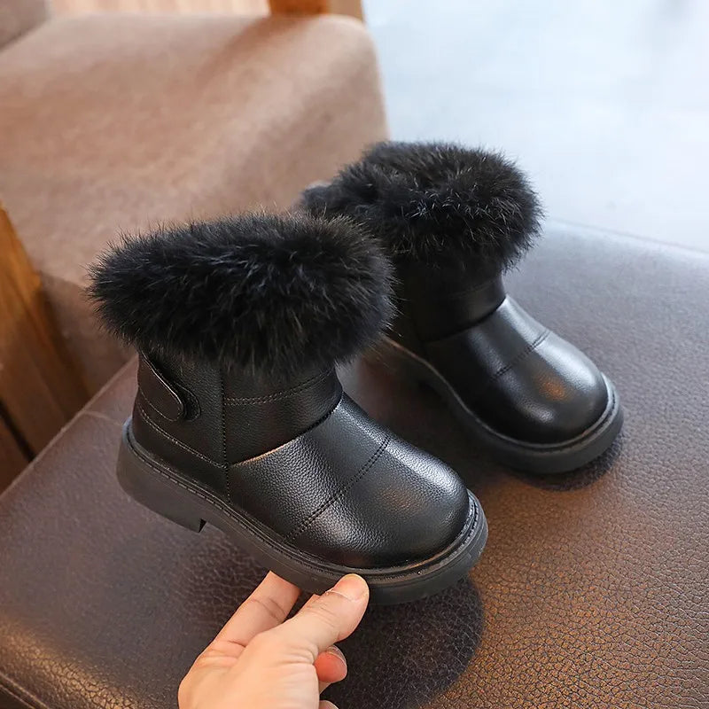 Anti-Slippery Boots with Fux Fur