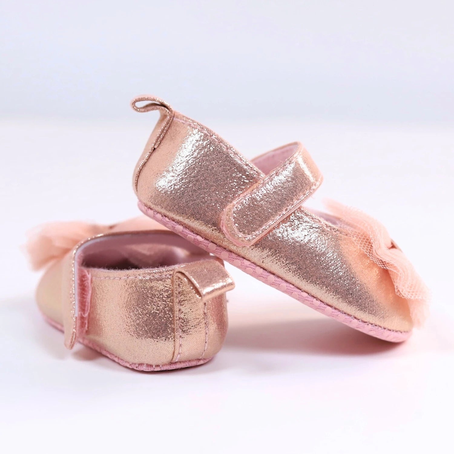 Baby Step Shoes Baby's First Pair of Toddler Shoes Baby Shoes Breathable Non-slip Girls Fashion Shoes Princess Lace Style