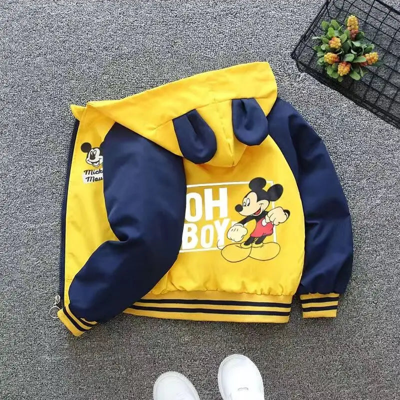 Mickey Minnie Mouse Cartoon Windbreaker Jacket