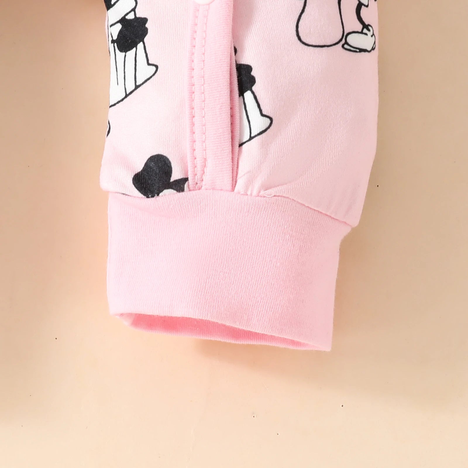 Cartoon Mouse Long Sleeve Baby Romper & Headband